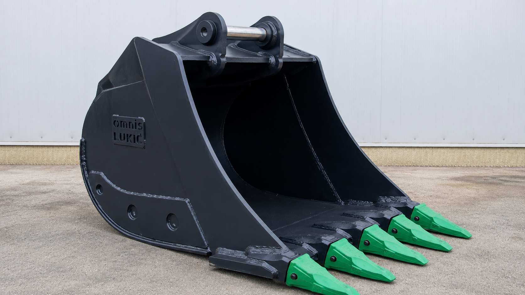 OMNIS attachment mounted on a construction machine